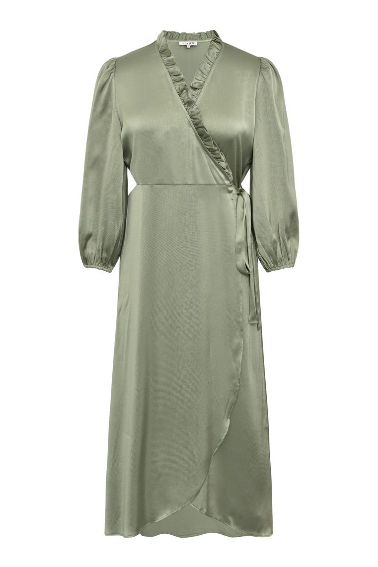 A-View - Kjole - Peony 3/4 Sleeve Dress - Pale green