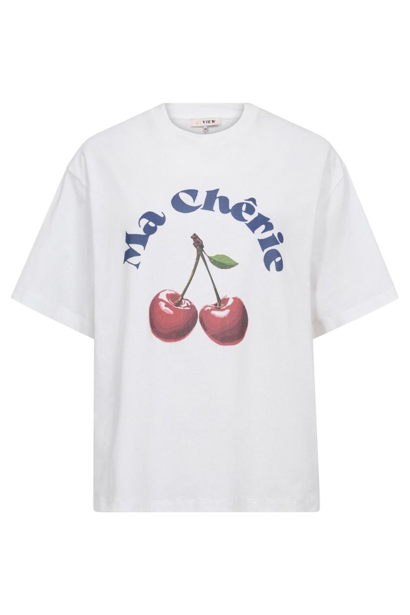 A-View - T-shirt - Best Cherie Tee - White