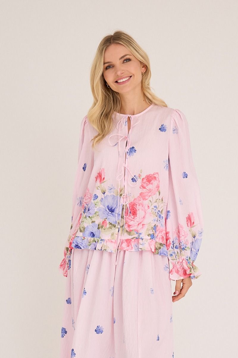 A-View - Bluse - Fleur Blouse - Rose/Pink