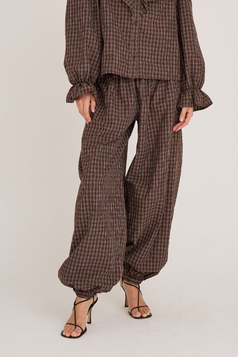 A-View - Bukser - Darcy Pants - Brown/Sand