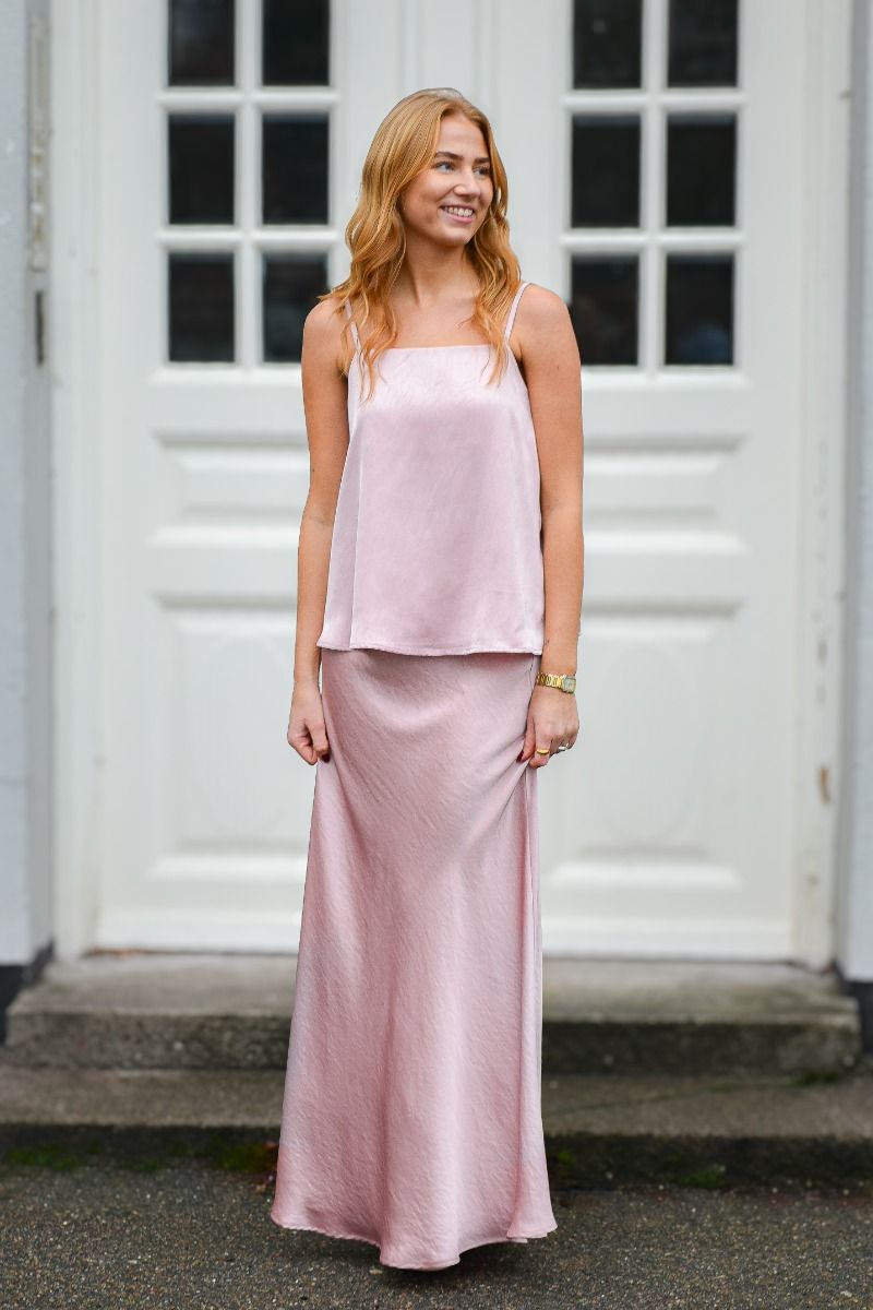A-View - Nederdel - Carrie Skirt - Pale Rose (Levering midt maj)