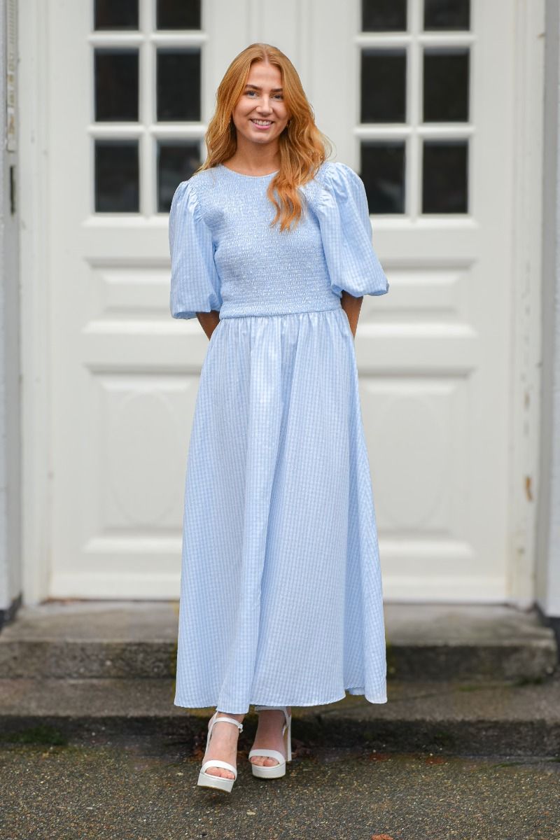 A-View - Kjole - Tabita New Dress - Light Blue (Levering midt maj)