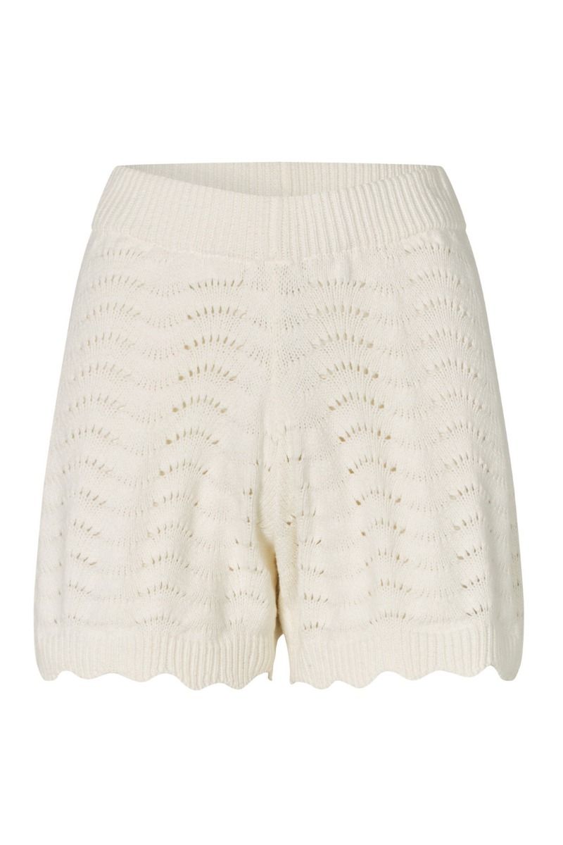 A-View - Shorts - Beana Knit Shorts - Off white