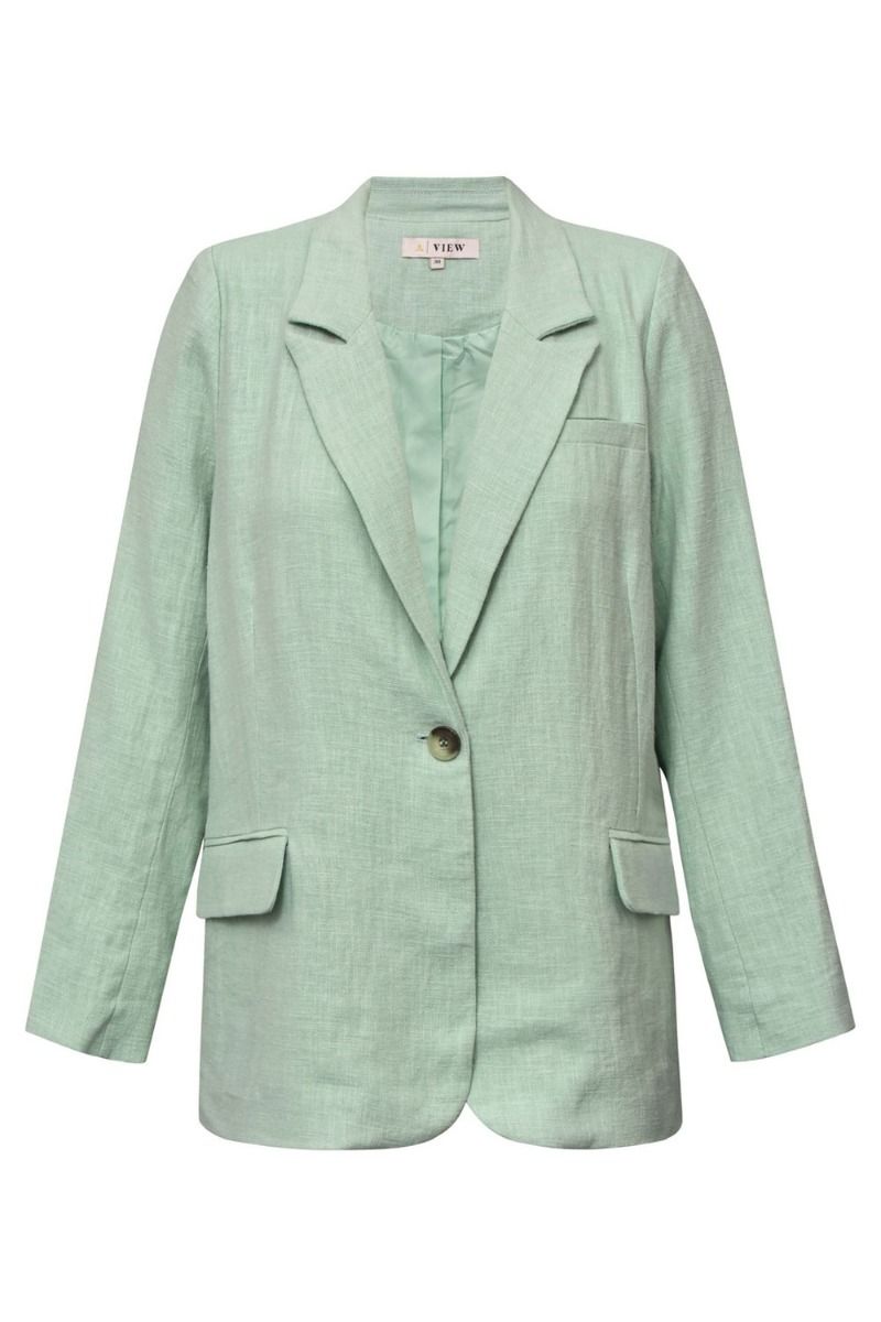 A-View - Blazer - Annali Linen Blazer - Mint