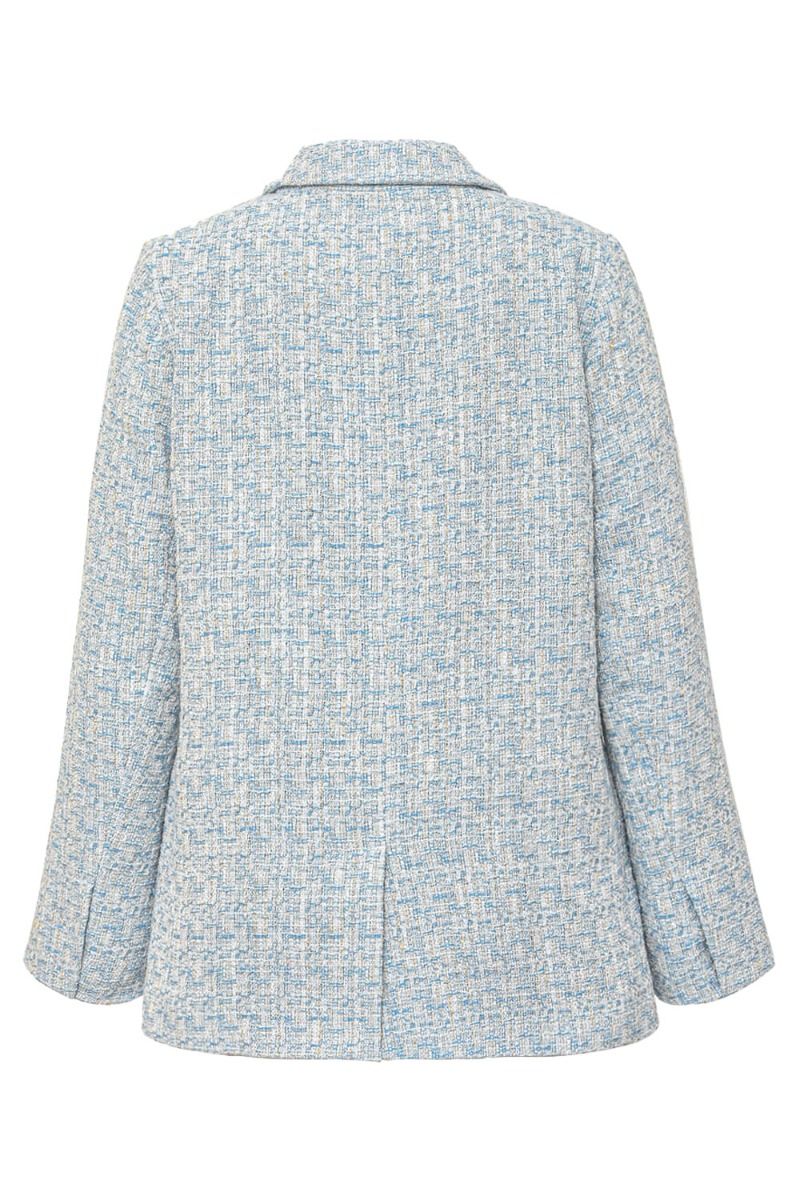 A-View - Blazer - Diana Bouchle Blazer - Light Blue