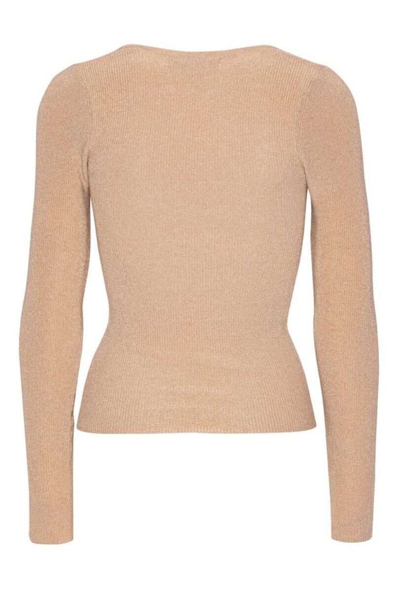 A-View - Bluse - Alexandra Knit Blouse - Sand