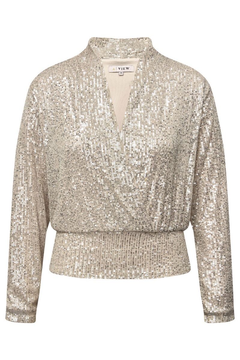 A-View - Bluse - Alexi Blouse - Silver