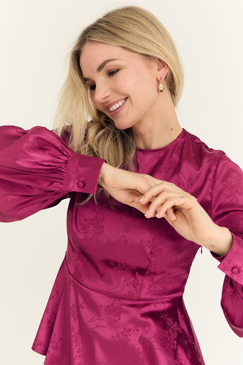A-View - Bluse - Camino Blouse - Cabernet