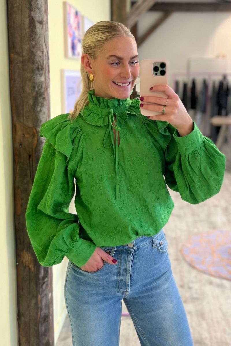 A-View - Bluse - Dorit Blouse - Green