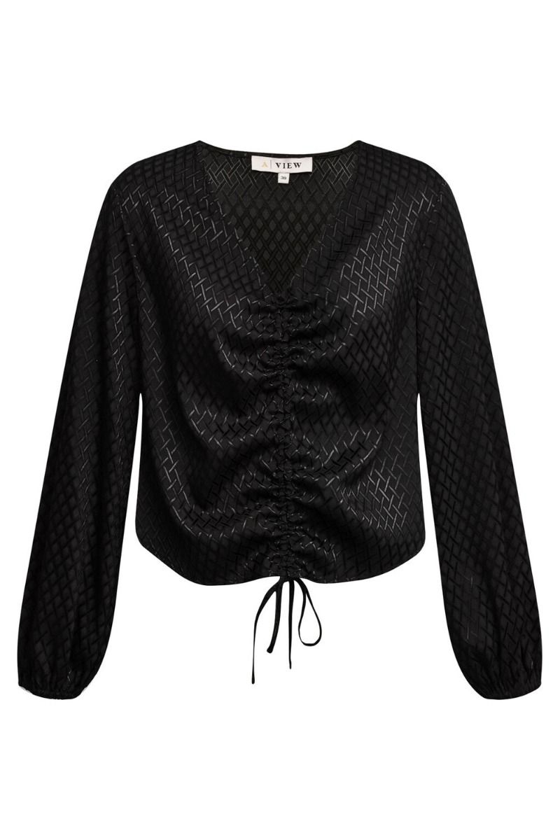 A-View - Bluse - Enitta Blouse - Black