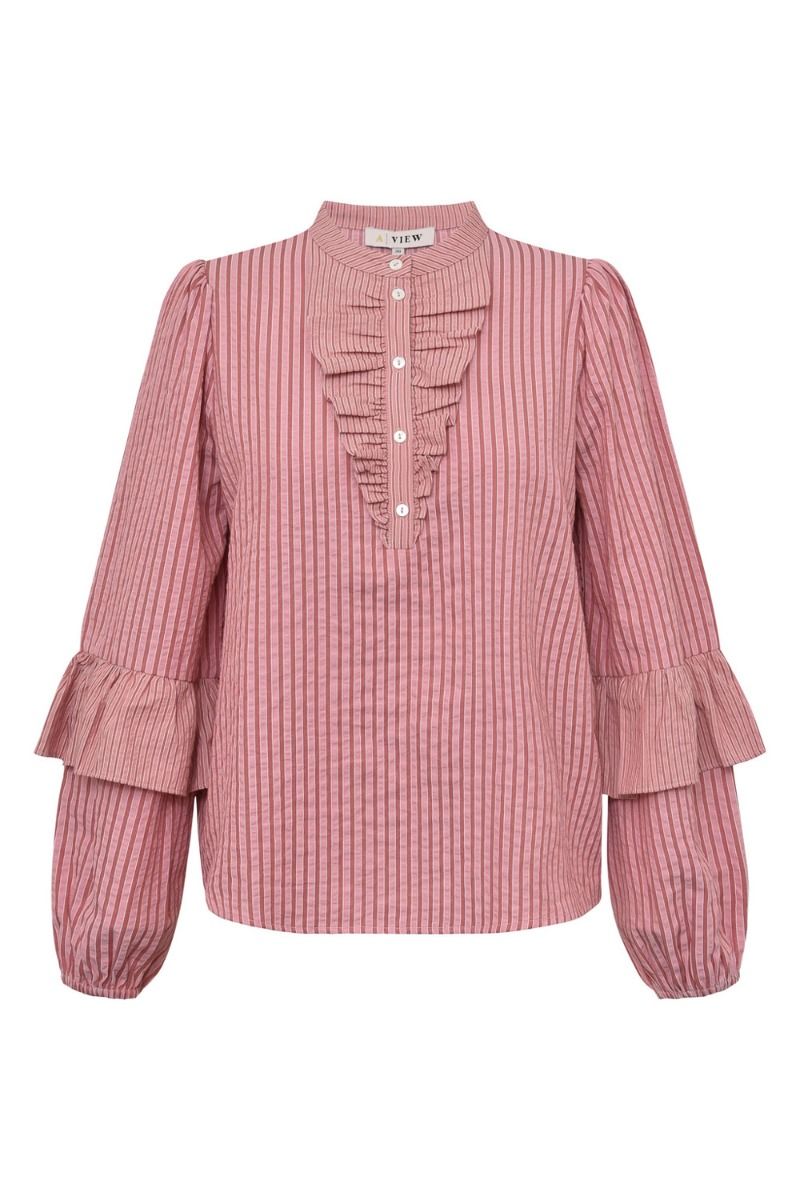 A-View - Bluse - Karin Blouse - Rose/Red