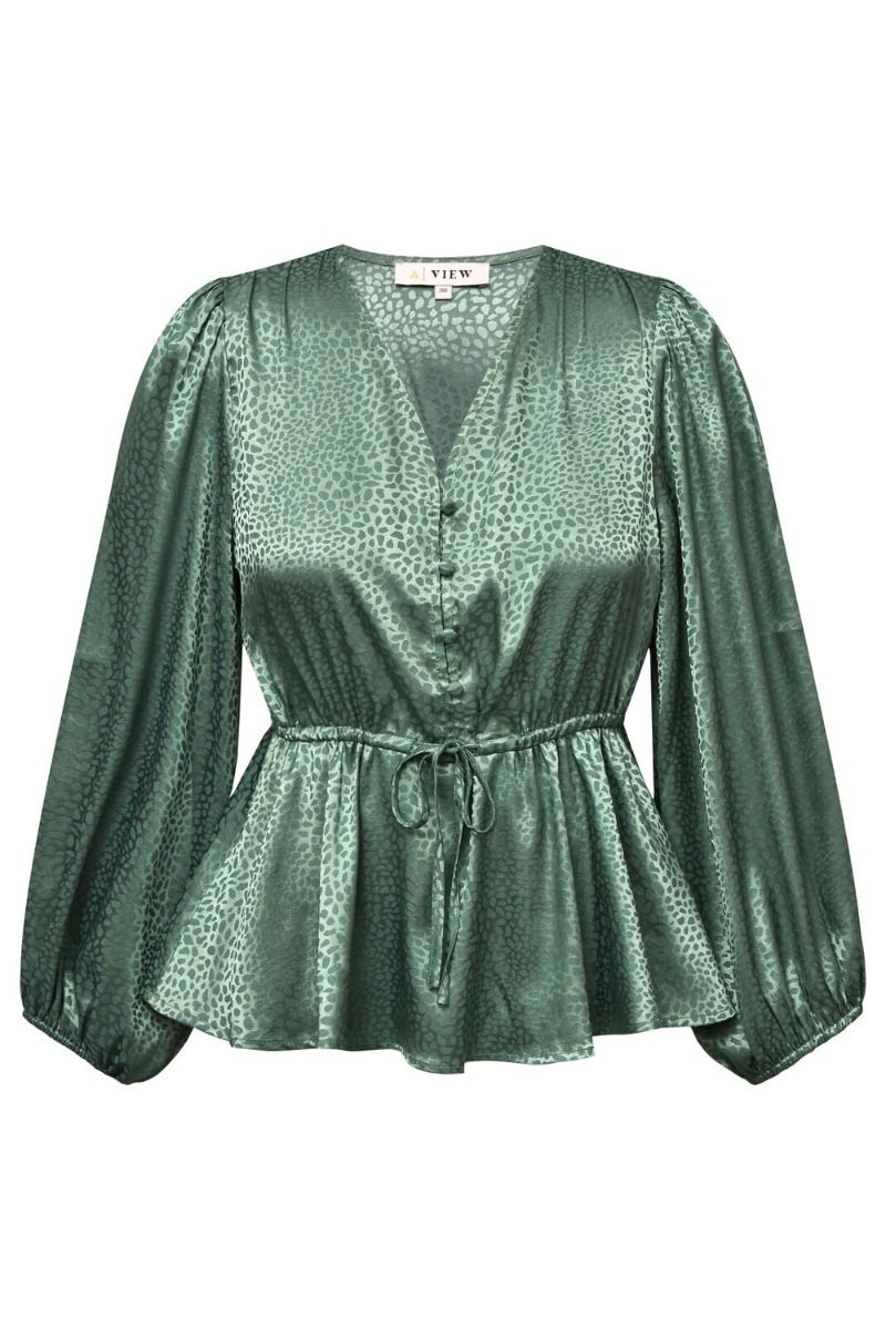 A-View - Bluse - Luna Blouse - Green