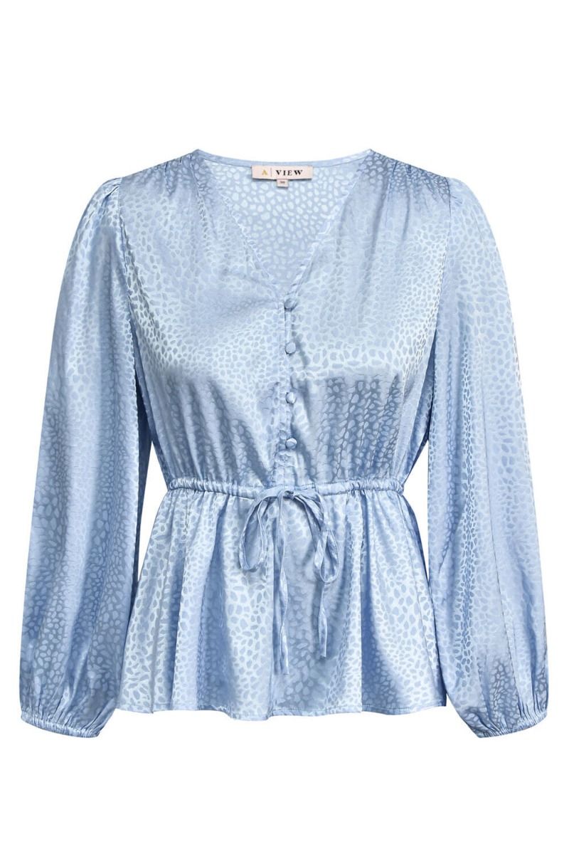 A-View - Bluse - Luna Blouse - Light Blue