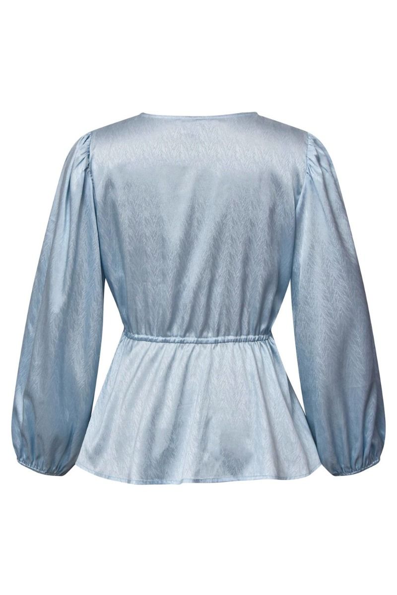 A-View - Bluse - Luna Blouse - 282 - Light Blue New
