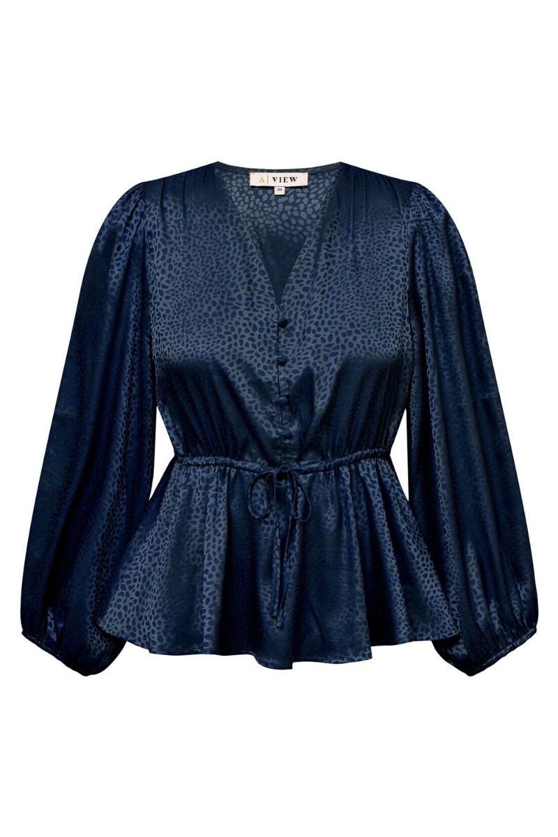 A-View - Bluse - Luna Blouse - Navy