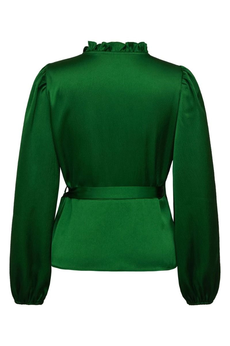 A-View - Bluse - Peony Long Sleeve Blouse - Green