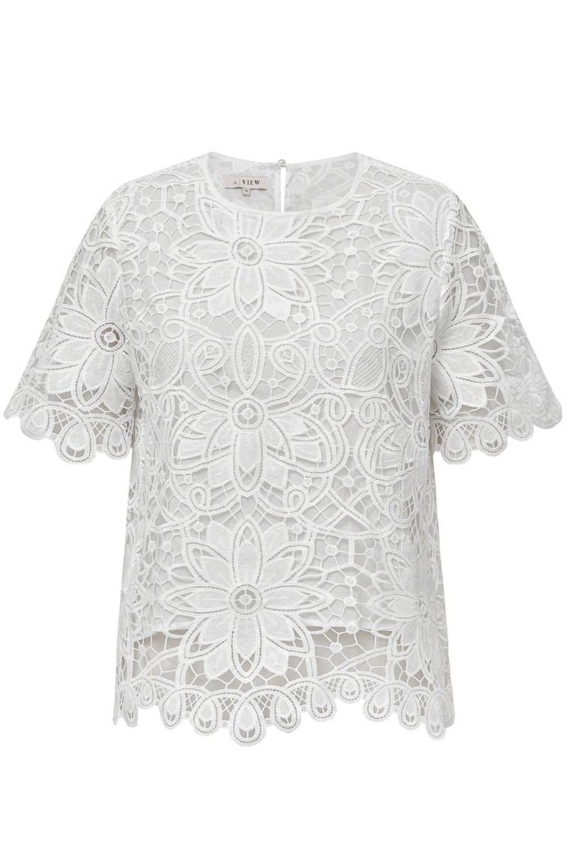 A-View - Bluse - Shilla Blouse - White