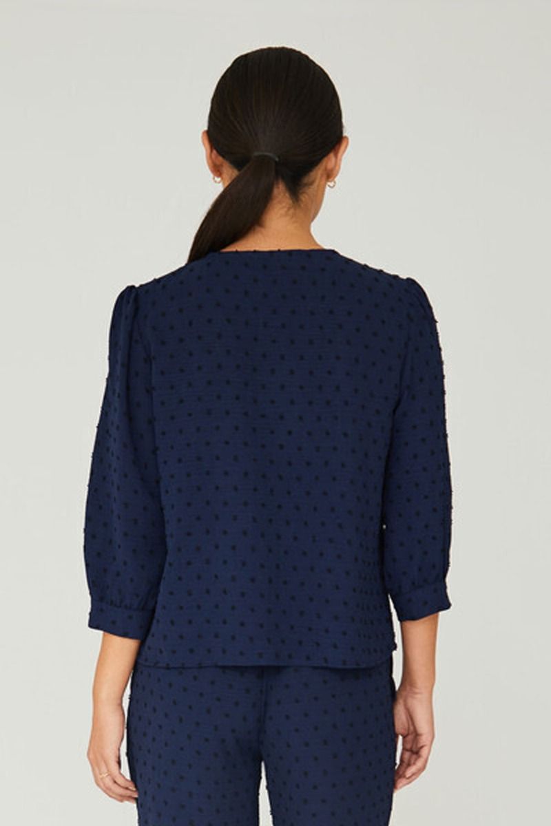 A-View - Bluse - Sif Blouse - Navy 