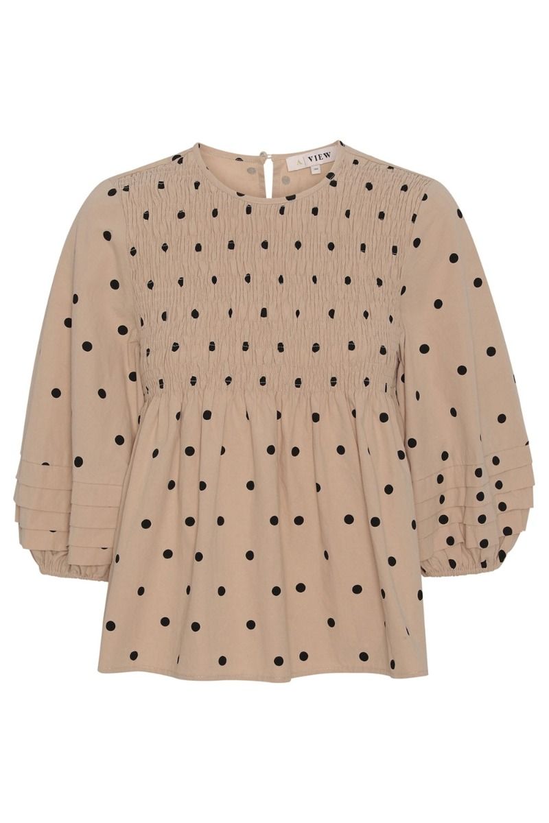 A-View - Bluse - Sisse Blouse - Beige