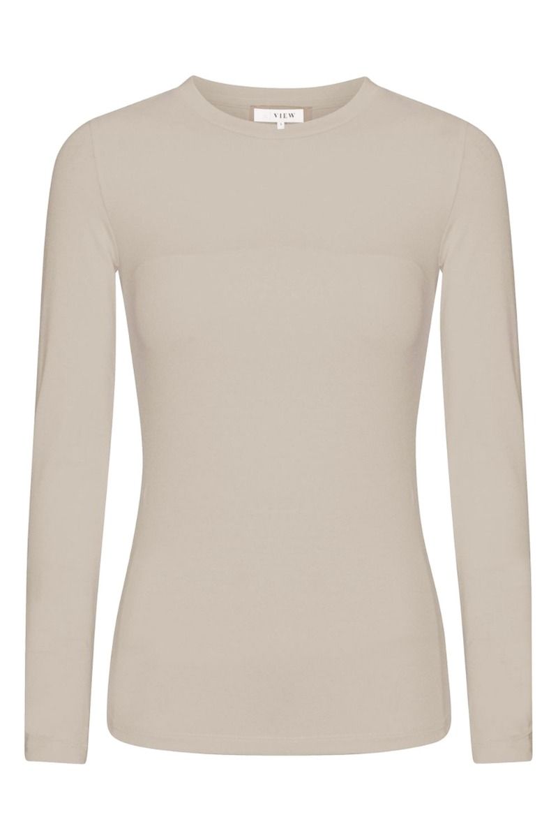 A-View - Bluse - Stabil Top L/S - Beige