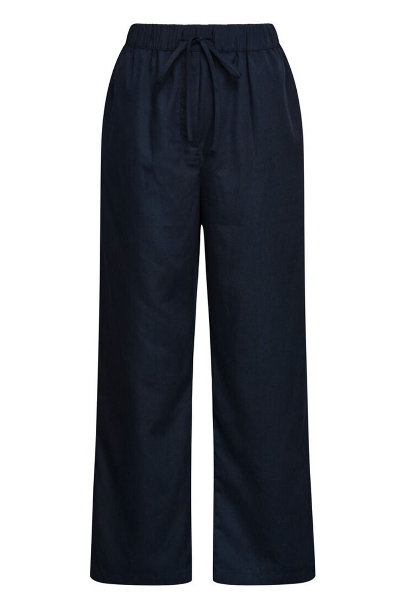 A-View - Bukser - Brenda Solid Pants - Navy