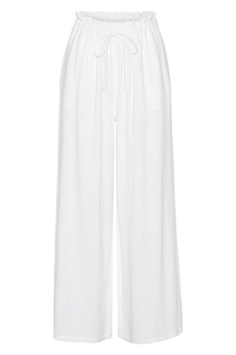 A-View - Bukser - Lerke Pants - White