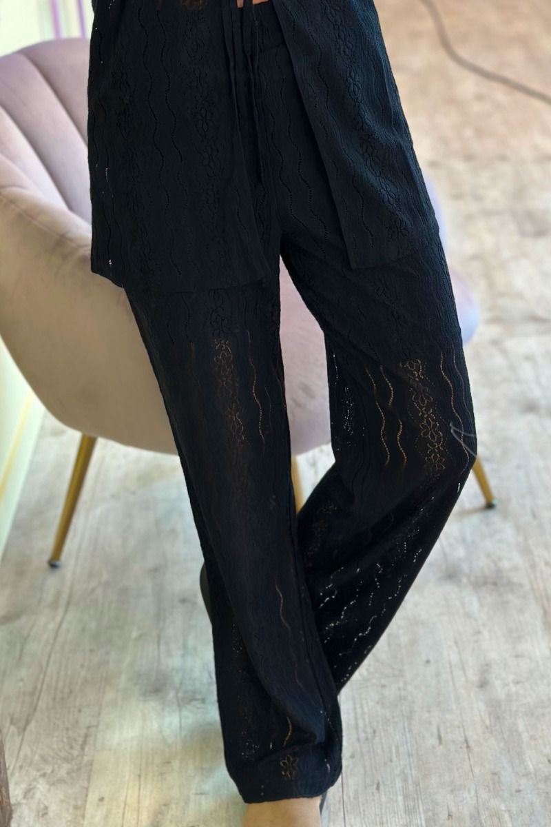 A-View - Bukser - Mona Pant - Black