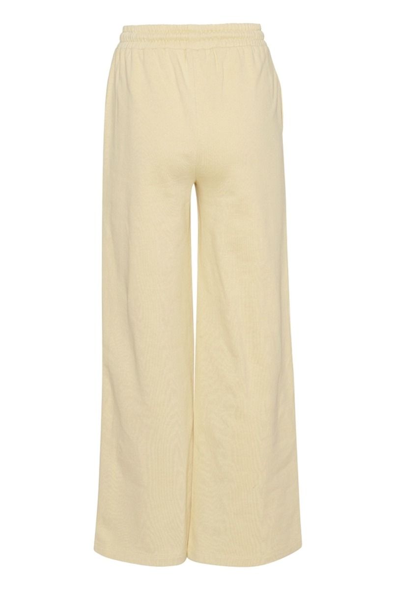 A-View - Bukser - Olga sweat pant - Pale yellow