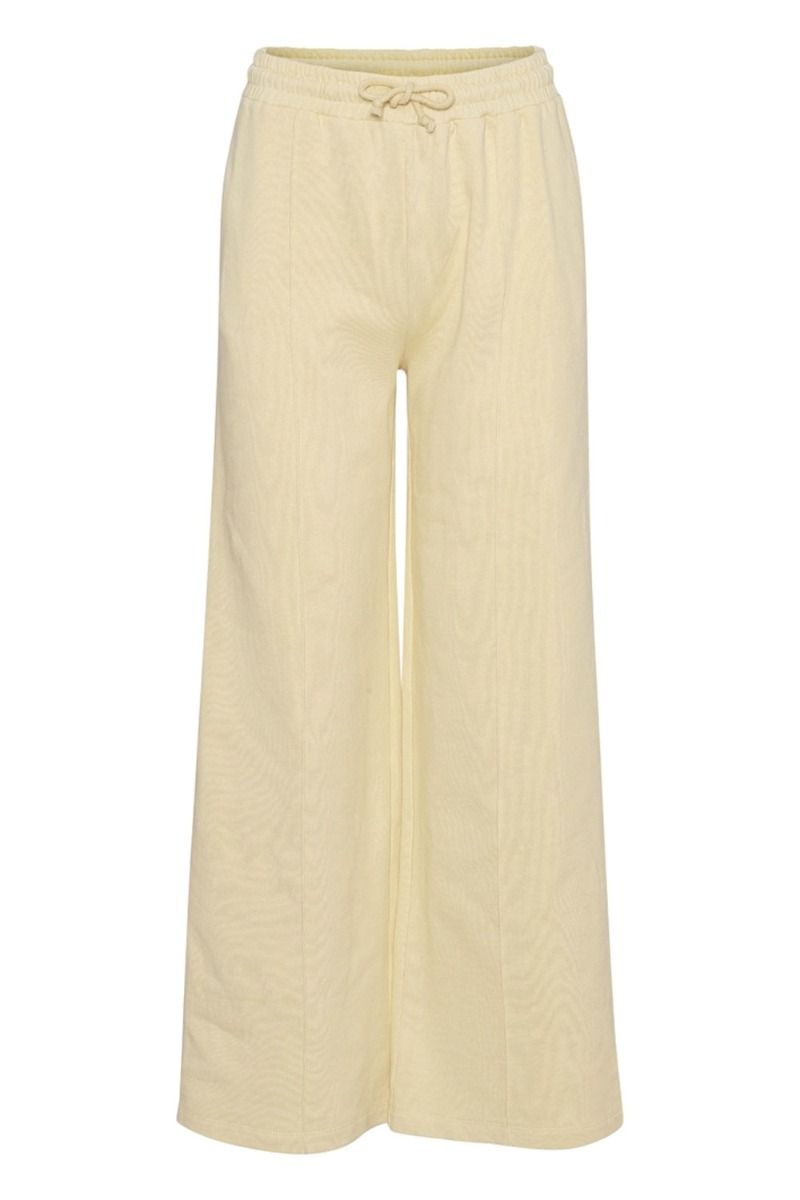 A-View - Bukser - Olga sweat pant - Pale yellow