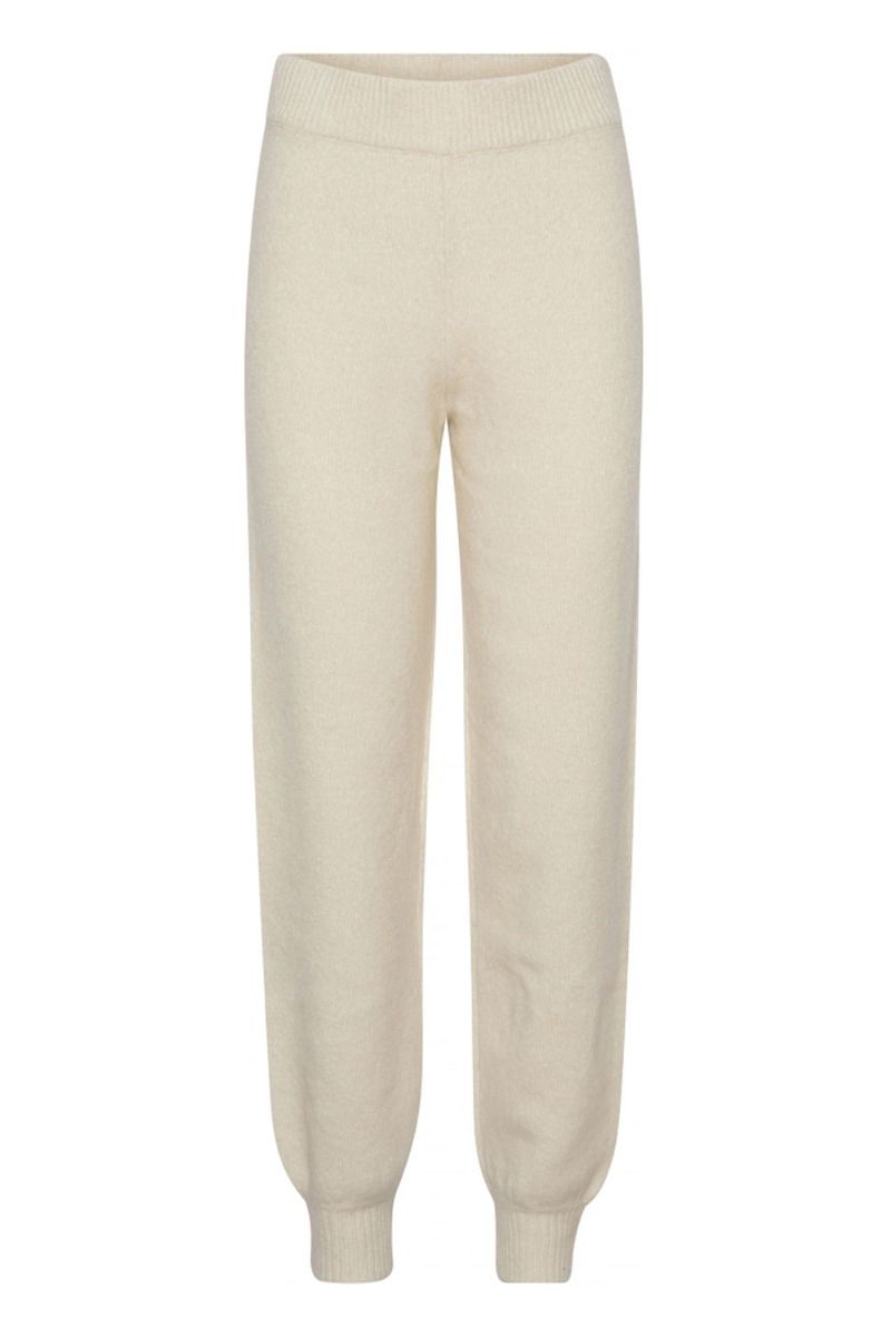 A-View - Bukser - Polka Pant - White Nature