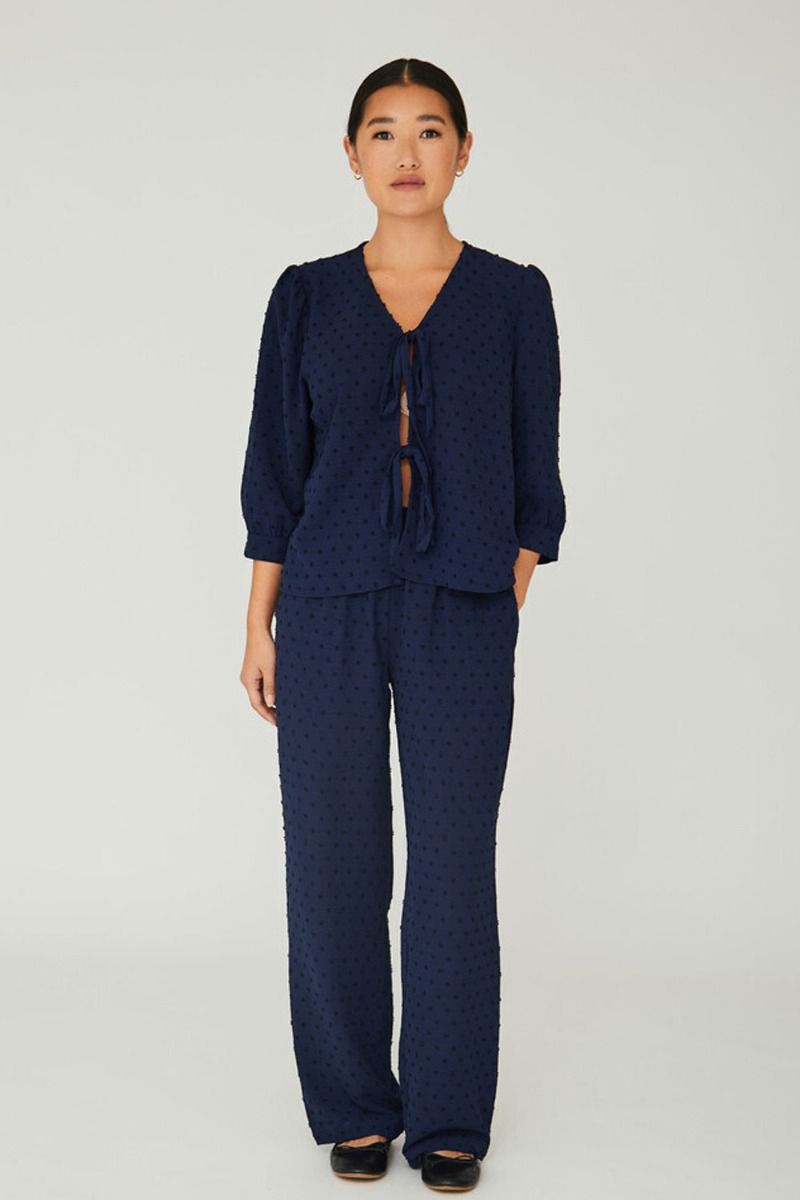 A-View - Bukser - Sif Pants - Navy 