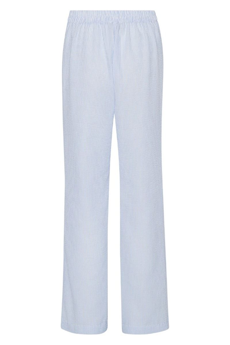A-View - Bukser - Sonja Pant - Blue/White