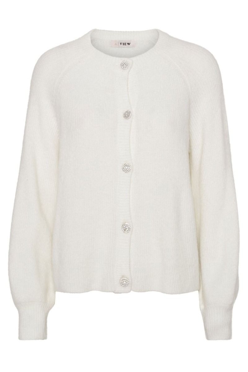 A-View - Cardigan - Menorca Knit Cardigan - Off white