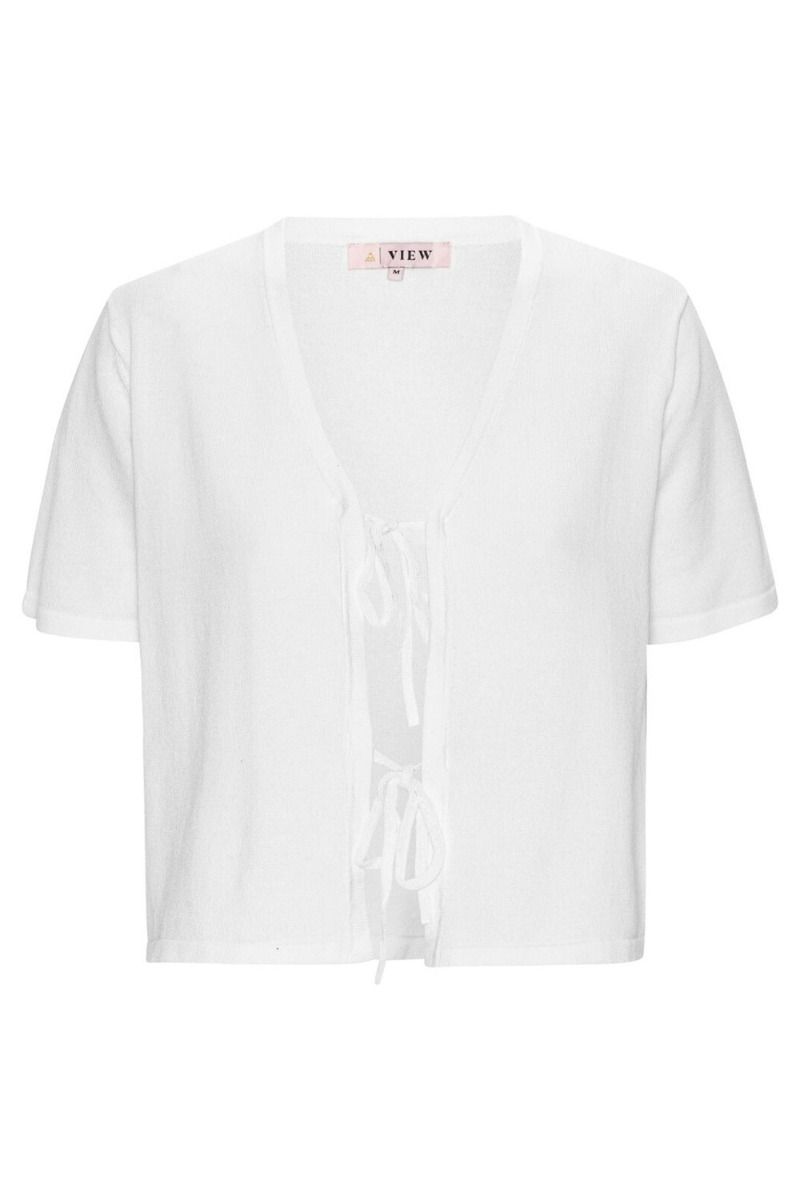 A-View - Cardigan - Prim Cardigan - White