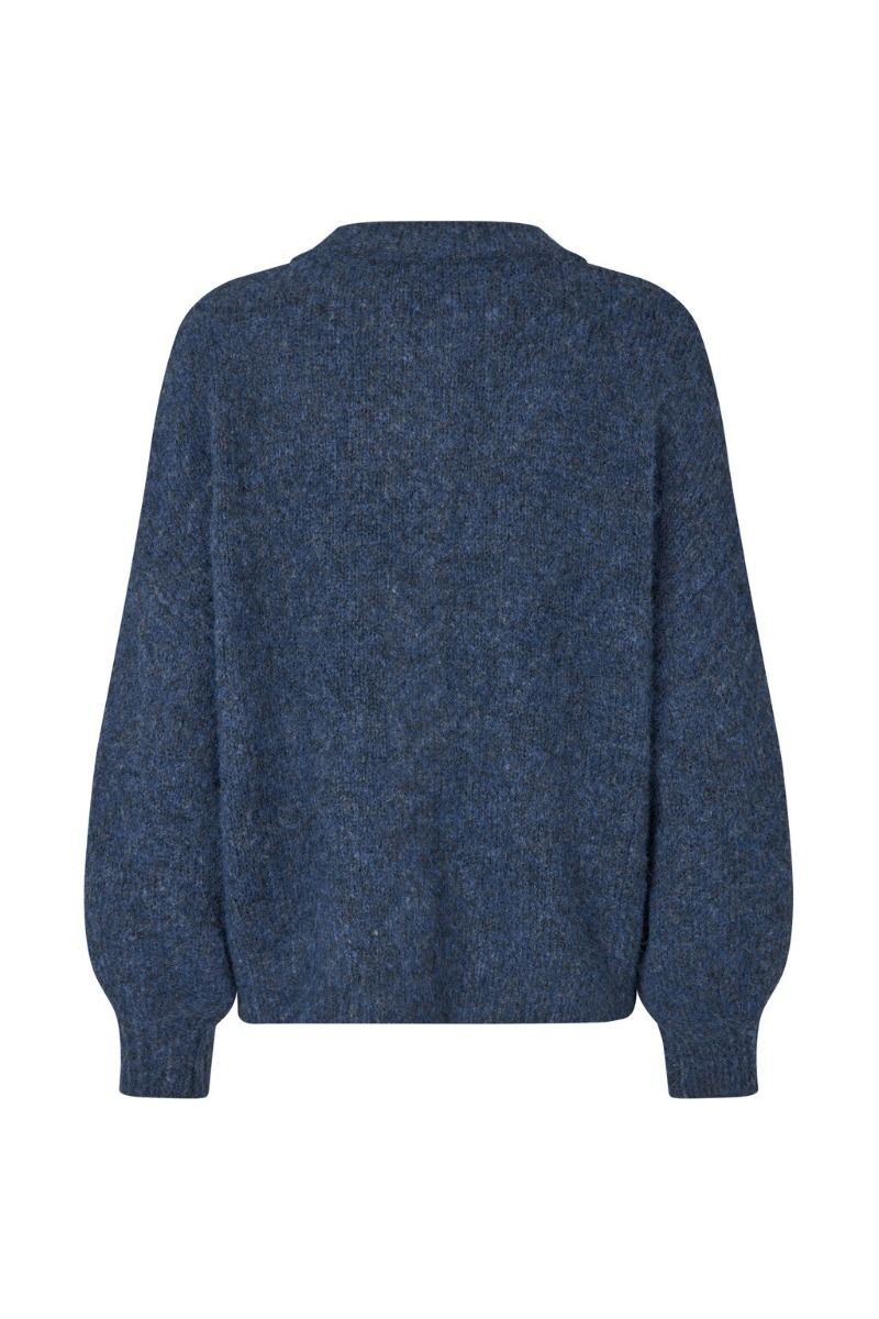 A-View - Cardigan - Patrisia Solid Knit Cardigan - Navy