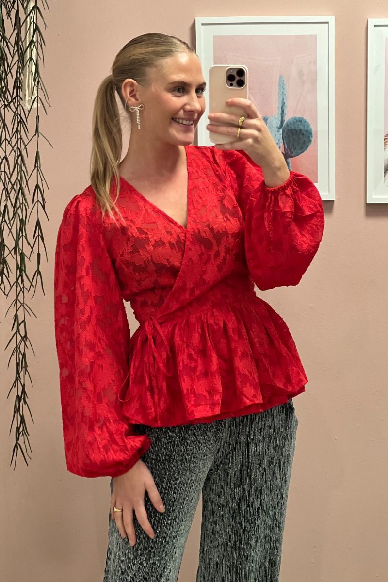 A-View - Bluse - Feani blouse - Red