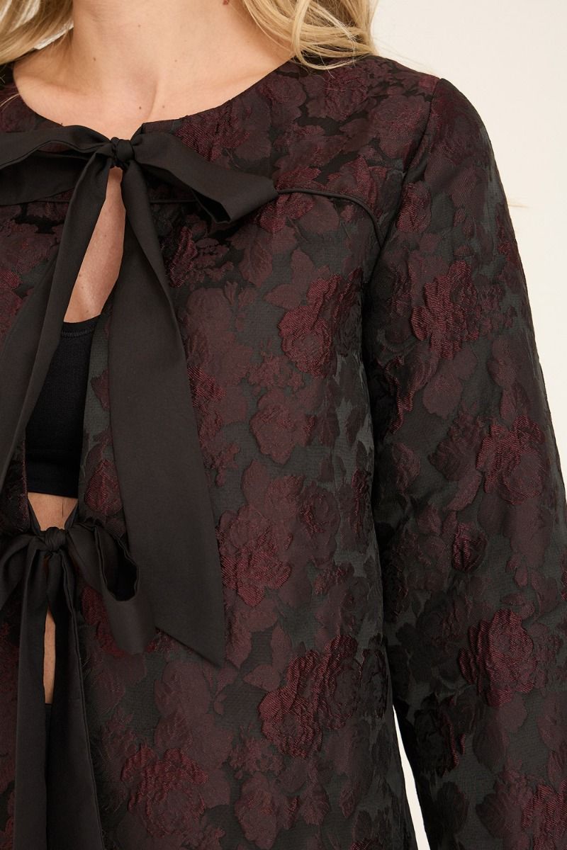 A-View - Jakke - Aria Jacket - Burgundy