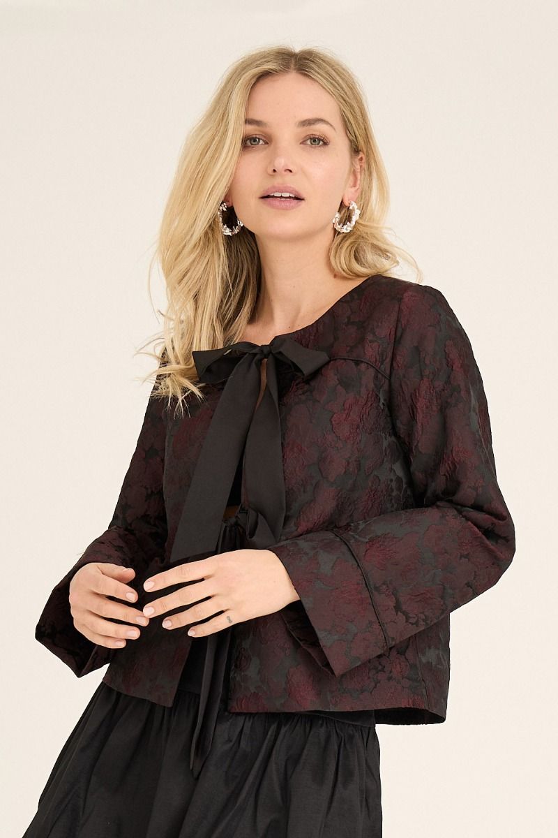 A-View - Jakke - Aria Jacket - Burgundy