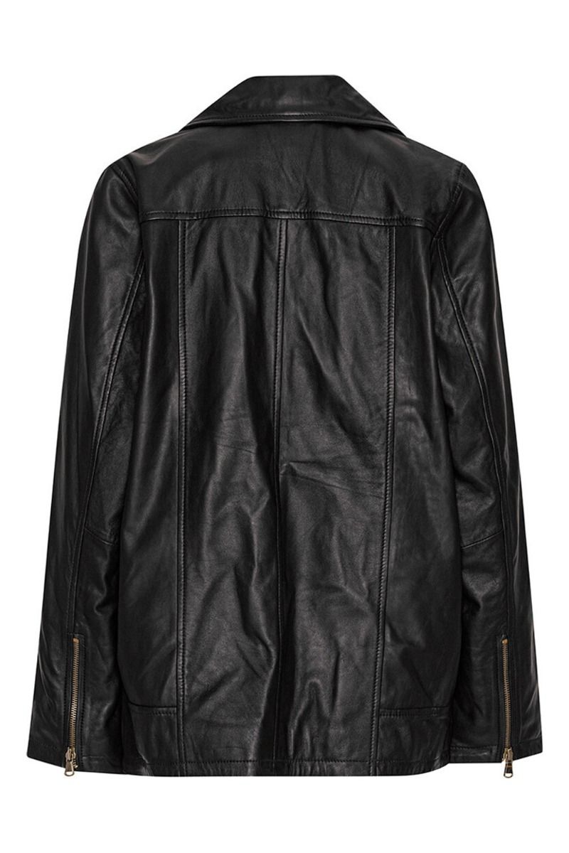 A-View - Jakke - Kalee Leather Jacket - Black
