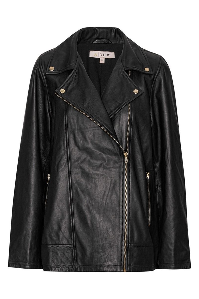 A-View - Jakke - Kalee Leather Jacket - Black