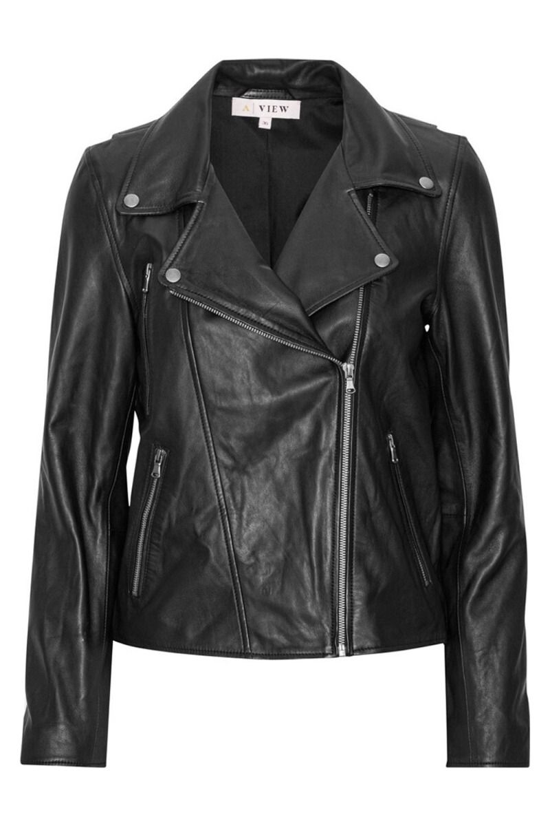 A-View - Jakke - Sunny Leather Jacket - Black