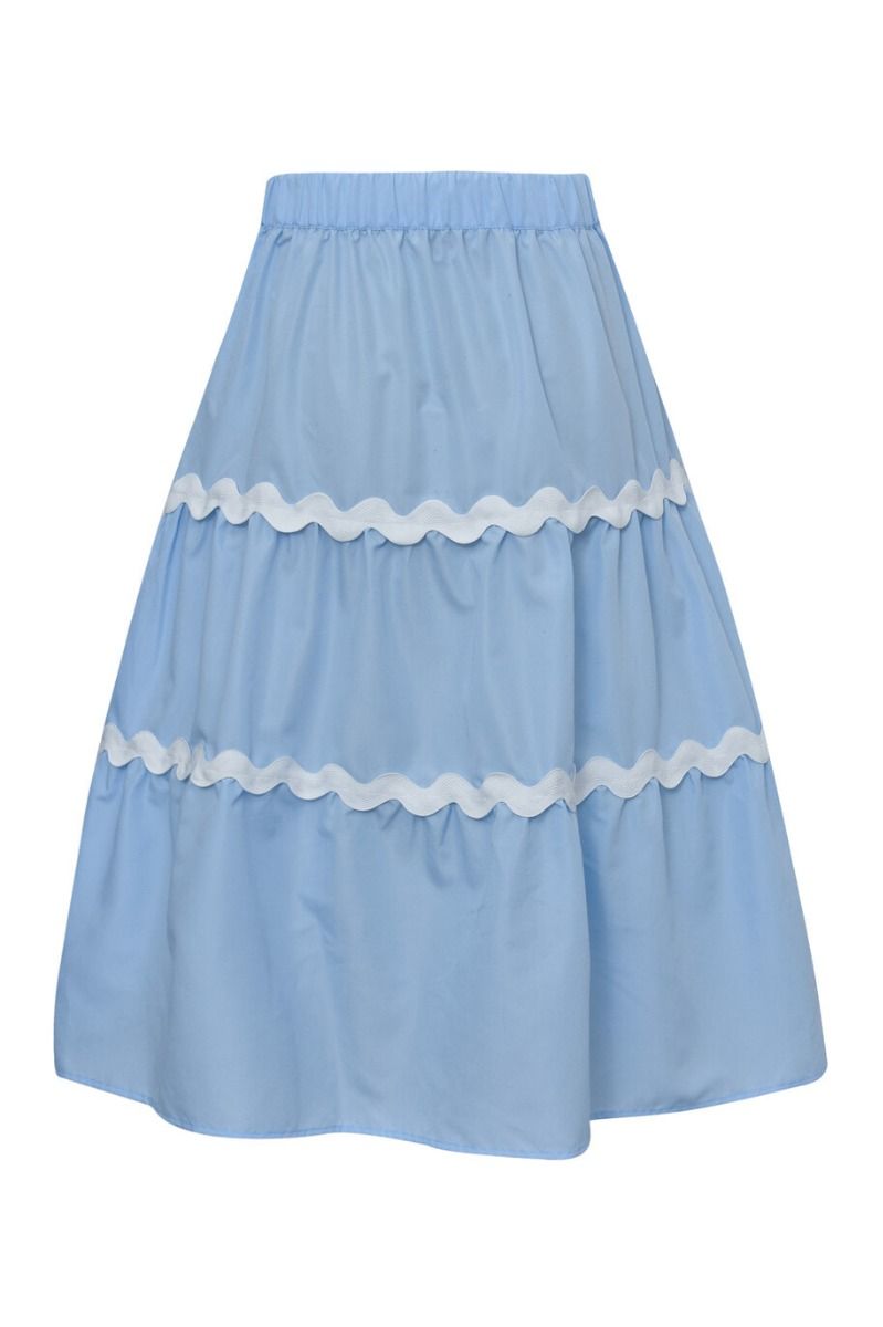 A-View - Nederdel - Jonna Skirt - Light Blue