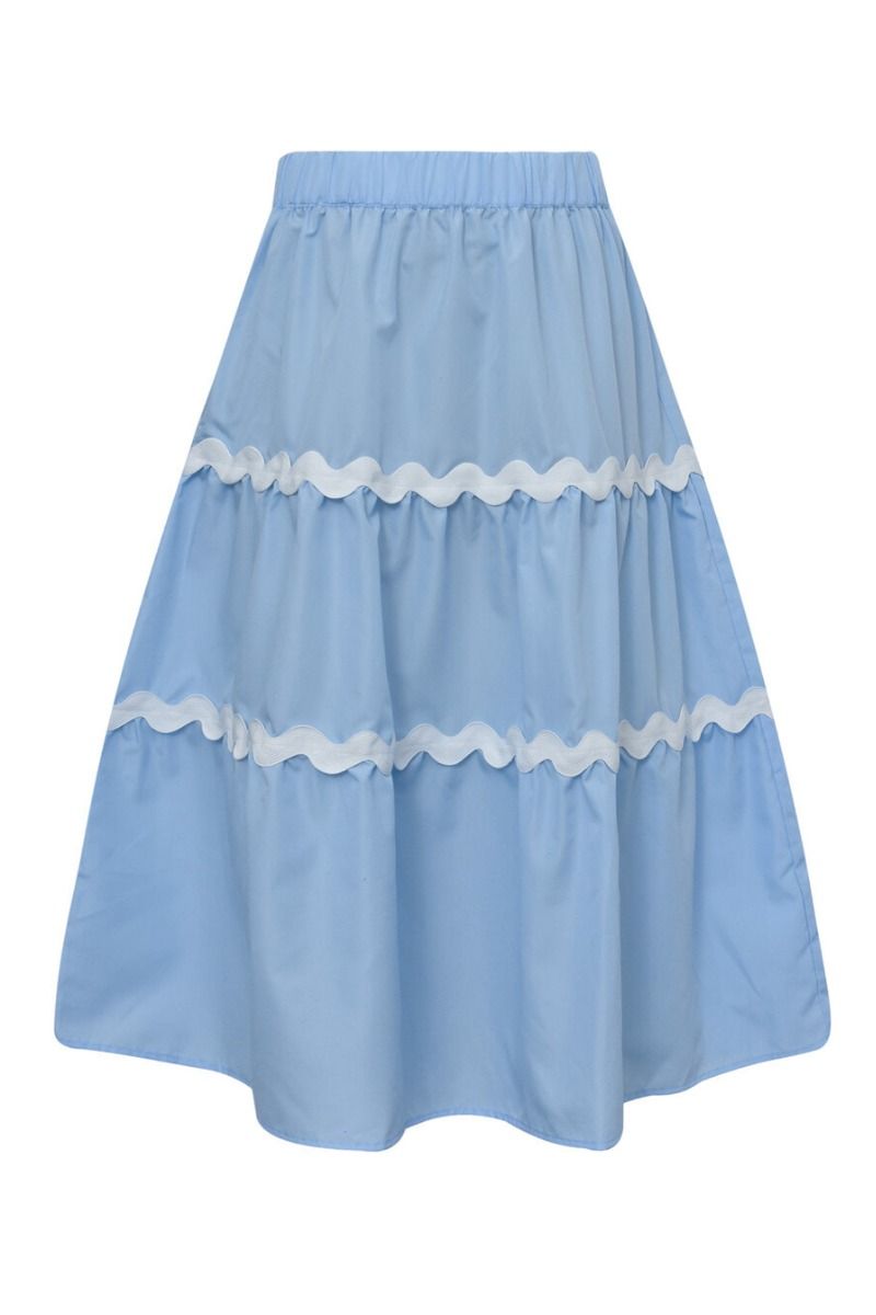 A-View - Nederdel - Jonna Skirt - Light Blue
