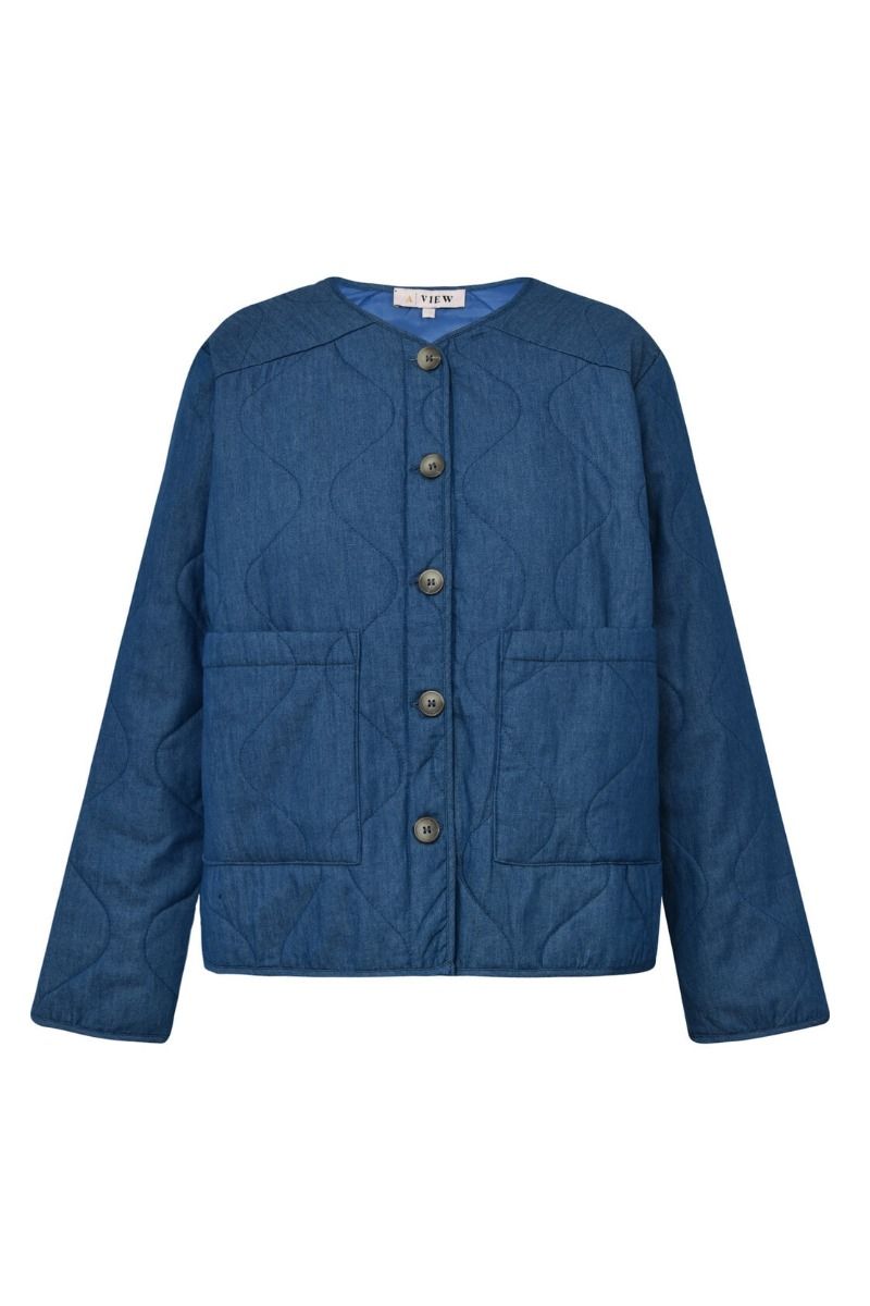 A-View - Jakke - Kammy Denim Jacket - Denim Blue