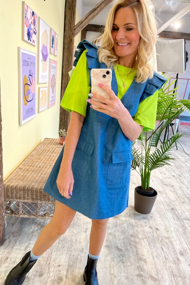 A-View - Kjole - Bina Spencer Dress - Blue