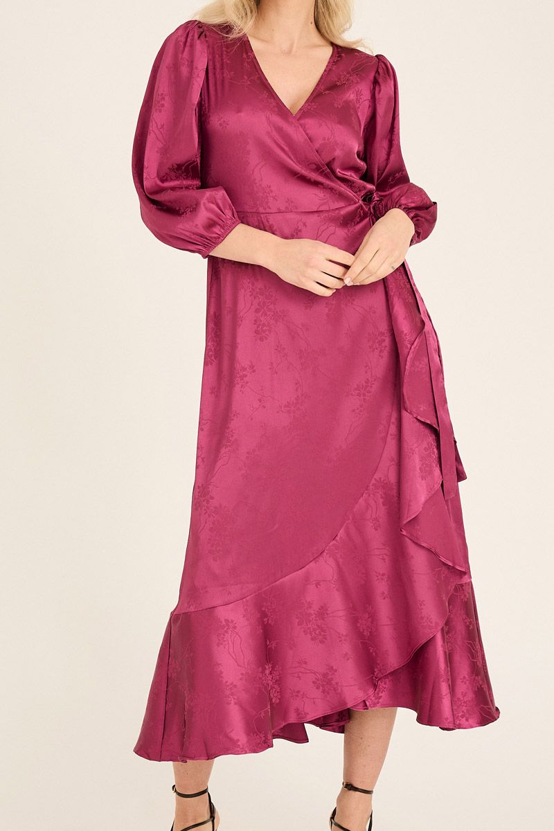 A-View - Kjole - Camino Dress - Cabernet