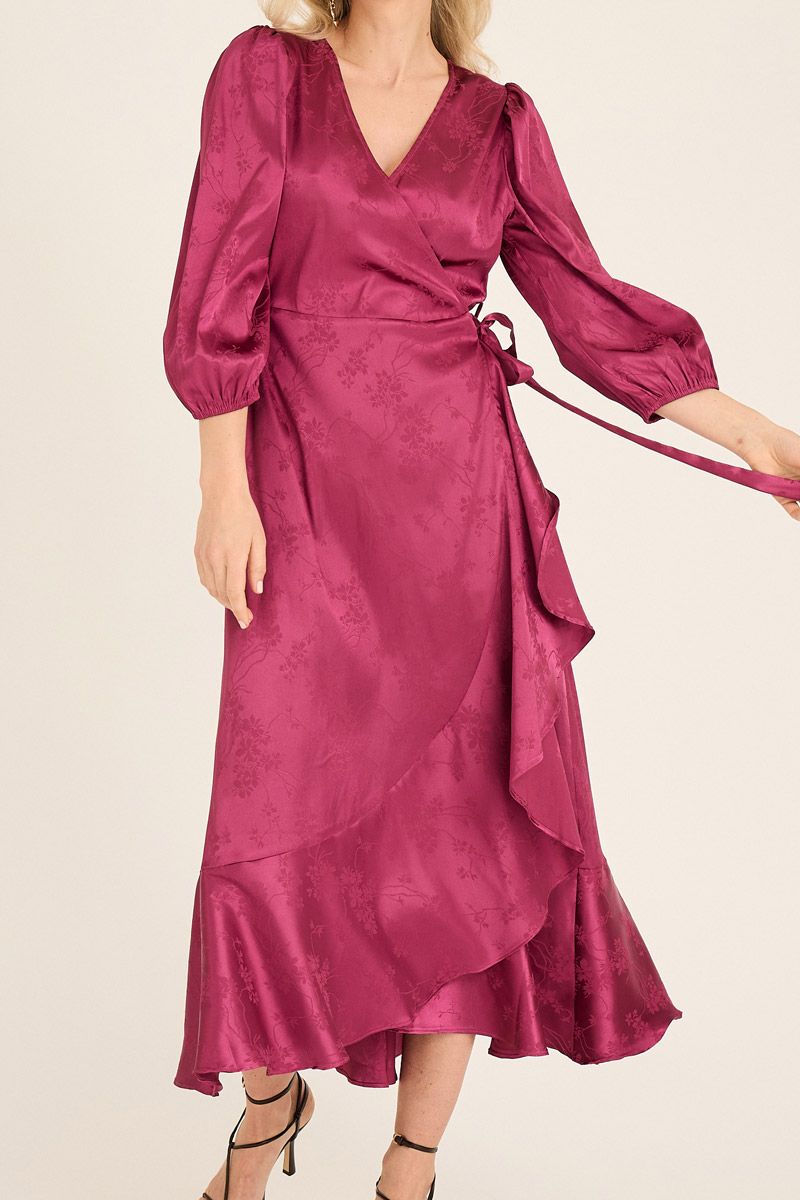 A-View - Kjole - Camino Dress - Cabernet