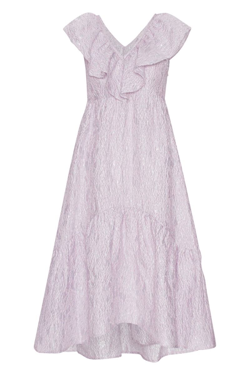 A-View - kjole - Chia Dress - Purple