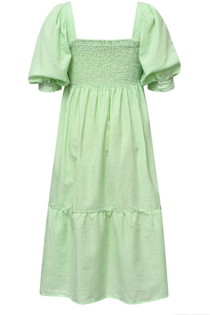 A-View - Kjole - Cheri Stripe Dress - Mint Green