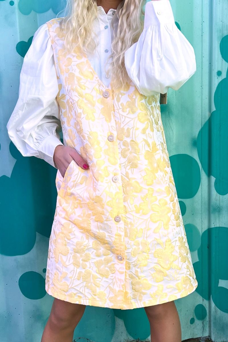 A-View - Kjole - Cille Dress - Yellow